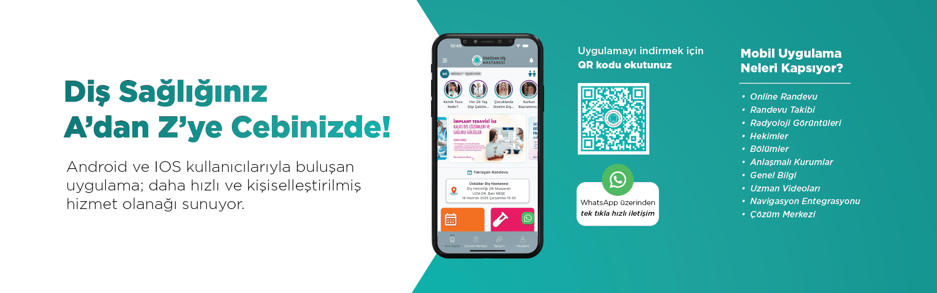 Diş Sağlığınız A'dan Z'ye Cebinizde! Diş Sağlığınız A'dan Z'ye Cebinizde!